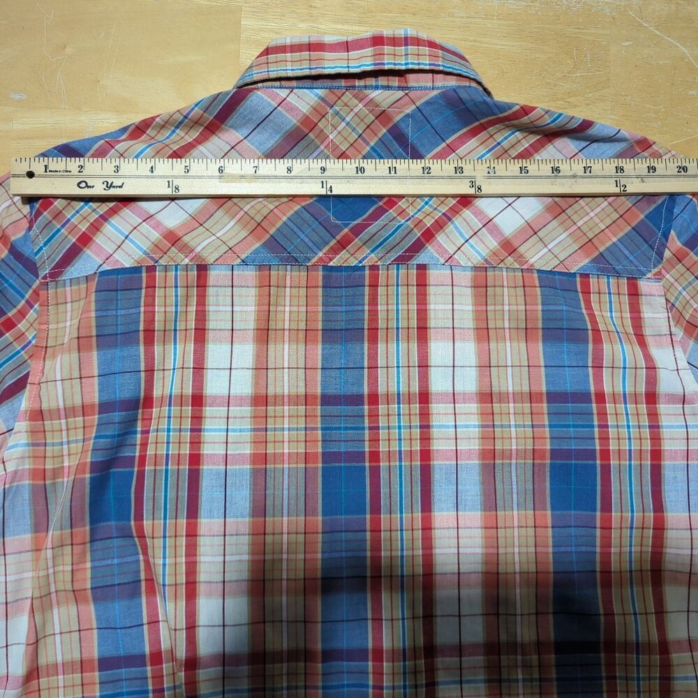 Levi's Strauss & Co. Men's Plaid Long Sleeve Button-Up vintage Shirt X Large - Picture 13 of 15